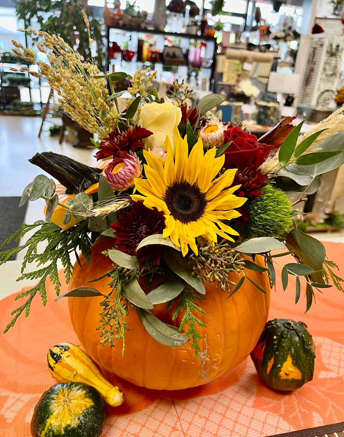 FALL FLOWERS  and Thanksgiving celebrations