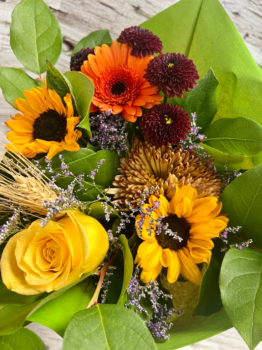 Holiday hand tied bouquet FALL