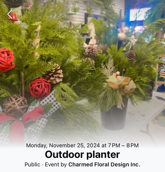 Outdoor planter group workshop