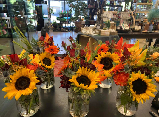 Mason Jar Arrangement SP FALL